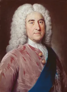 Portrait of Thomas Pelham Holles (1693-1768) Duke of Newcastle under Lyme, (pastel Portrait of Thomas Pelham Holles (1693-1768) Duke of Newcastle under Lyme, (pastel