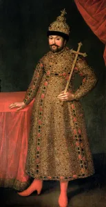 Portrait of Tsar Michael III Fyodorovich (1596-1645), 1728 (oil on canvas) Portrait of Tsar Michael III Fyodorovich (1596-1645), 1728 (oil on canvas)