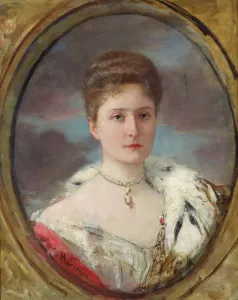 Portrait of Tsarina Alexandra (1872-1918), 1898 (oil on canvas) Portrait of Tsarina Alexandra (1872-1918), 1898 (oil on canvas)