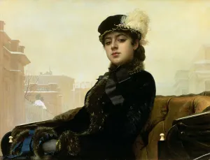 Portrait of an Unknown Woman, 1883 (oil on canvas) Portrait of an Unknown Woman, 1883 (oil on canvas)