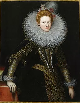 Flemish Art Gallery: Portrait of Veronica Spinola Serra, early 17th century (oil on canvas)