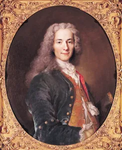 Portrait of Voltaire (1694-1778) aged 23, 1728 (oil on canvas) Portrait of Voltaire (1694-1778) aged 23, 1728 (oil on canvas)