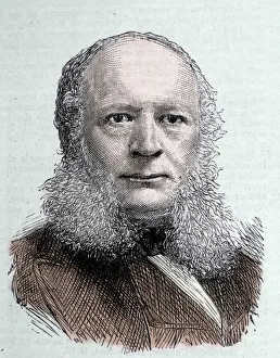 Portrait of Werner von Siemens (1816-1892), German engineer and industrialist Portrait of Werner von Siemens (1816-1892), German engineer and industrialist