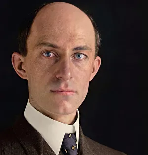Portrait of Wilbur Wright age 38, 1905 (photo) Portrait of Wilbur Wright age 38, 1905 (photo)