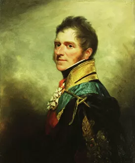 Portrait of William Henry Paget Marquess of Anglesey, half length, (oil on canvas)