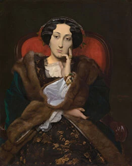 Portrait of a Woman, 1851 (oil on canvas)