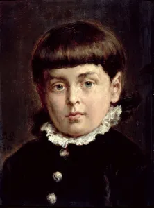 Images Dated 1st September 2006: Portrait of a Young Boy, 1883 (oil on panel)