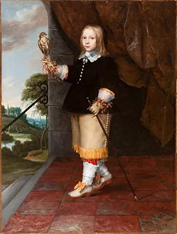 Portrait of a Young Boy Holding a Kestrel, 1645-55 (oil on canvas) Portrait of a Young Boy Holding a Kestrel, 1645-55 (oil on canvas)