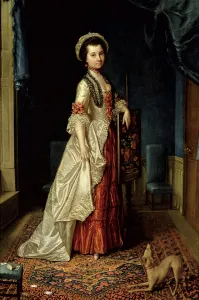 Portrait of a young Girl in an Elegant Interior (oil on canvas) Portrait of a young Girl in an Elegant Interior (oil on canvas)