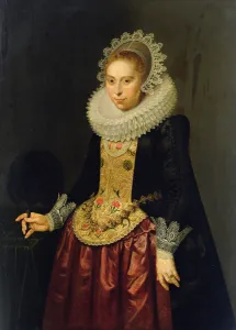 Portrait of a Young Lady, 1622 (oil on oak panel) Portrait of a Young Lady, 1622 (oil on oak panel)