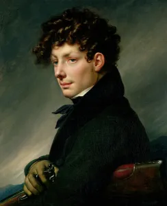 Portrait of a Young Man as a Hunter, 1811 (oil on canvas) Portrait of a Young Man as a Hunter, 1811 (oil on canvas)