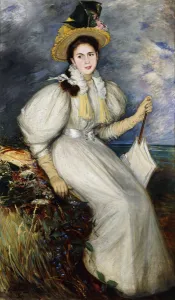 Portrait of a Young Woman, 1895 (oil on canvas) Portrait of a Young Woman, 1895 (oil on canvas)