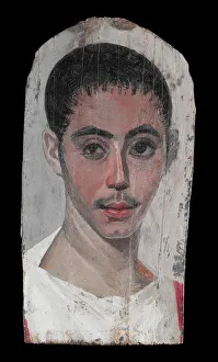 Portrait of a Youth with a Surgical Cut in one Eye, 190-210 AD Portrait of a Youth with a Surgical Cut in one Eye, 190-210 AD