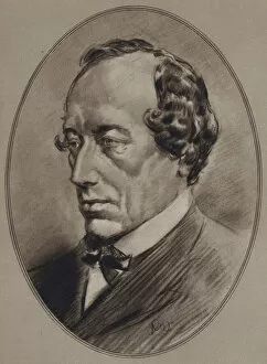 Gordon Ross Gallery: Portraits of Famous Men: Disraeli (litho)
