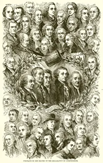 Portraits of the Signers of the Declaration of Independence (engraving) Portraits of the Signers of the Declaration of Independence (engraving)
