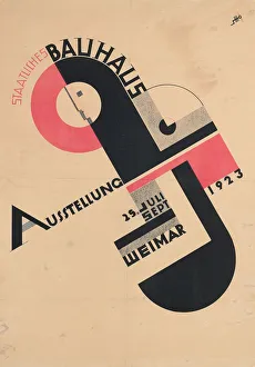 Poster for the 1923 State Bauhaus Exhibition, 1923 (colour lithograph) Poster for the 1923 State Bauhaus Exhibition, 1923 (colour lithograph)