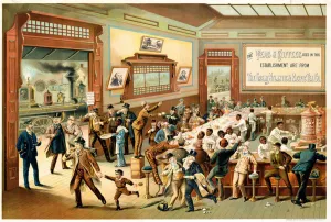 Poster advertising Great Atlantic & Pacific Tea Co., 1886 (colour litho) Poster advertising Great Atlantic & Pacific Tea Co., 1886 (colour litho)