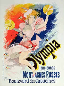 Roller Coaster Gallery: Poster advertising Olympia, Boulevard des Capucines, 1892 (colour litho)