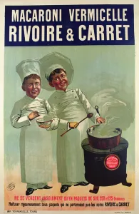 Poster advertising pasta made by Rivoire et Carret (colour litho) Poster advertising pasta made by Rivoire et Carret (colour litho)