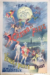 Poster advertising the Revue Venus a Paris at the Casino de Paris Poster advertising the Revue Venus a Paris at the Casino de Paris
