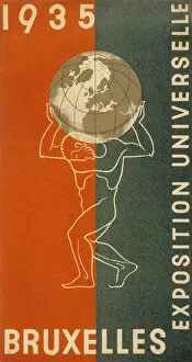 Poster for the Brussels World Fair, 1935 (colour litho)