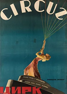 poster for the Movie Circus by Grigori Aleksandrov, 1936 (poster) poster for the Movie Circus by Grigori Aleksandrov, 1936 (poster)