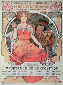 A Poster for the World Fair, St. Louis, United States, 1904 (lithograph) A Poster for the World Fair, St. Louis, United States, 1904 (lithograph)