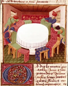 Preparatives of the Round Table at the Arrival of the Miniature Knights taken from " Preparatives of the Round Table at the Arrival of the Miniature Knights taken from "