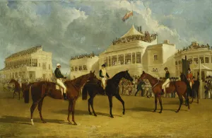 Preparing to Start for the Emperor of Russia's Cup at Ascot, 1845 Preparing to Start for the Emperor of Russia's Cup at Ascot, 1845