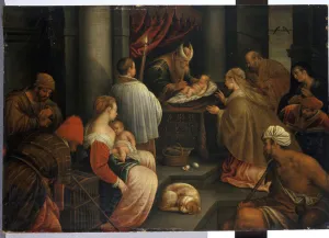 The Presentation of Christ in the Temple (tempera on oak) The Presentation of Christ in the Temple (tempera on oak)