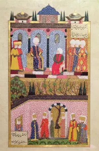 The presentation of gifts to Suleyman I (1495-1566) on the occasion of the circumcision The presentation of gifts to Suleyman I (1495-1566) on the occasion of the circumcision
