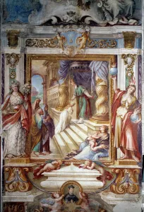 Presentation of Mary at the temple (Fresco, 18th century) Presentation of Mary at the temple (Fresco, 18th century)