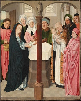 The Presentation in the Temple, c.1490-1500 (oil & tempera on panel)