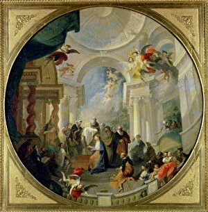 Images Dated 28th September 2007: Presentation in the Temple (oil on canvas)