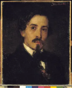 Presume portrait of the painter Ferdinand Viola,1859 (oil on canvas) Presume portrait of the painter Ferdinand Viola,1859 (oil on canvas)