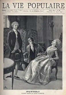 A pretty blond young man, looks bad, having just made his proposal, sees the girl caught with a laugh A pretty blond young man, looks bad, having just made his proposal, sees the girl caught with a laugh