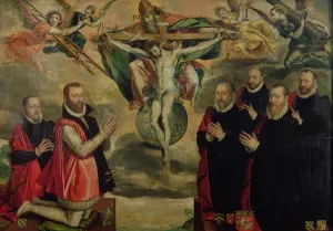 The Prevot des Marchands and the Echevins of the city of Paris, 1568 (oil on canvas) The Prevot des Marchands and the Echevins of the city of Paris, 1568 (oil on canvas)