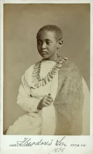 Prince Alamayu, son of Emperor Theodor II of Abyssinia, Ryde, England Prince Alamayu, son of Emperor Theodor II of Abyssinia, Ryde, England