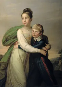 Prince Albrecht and Princess Louise, c.1817 (oil on canvas) Prince Albrecht and Princess Louise, c.1817 (oil on canvas)