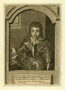 Prince Charles, future King Charles II (engraving) Prince Charles, future King Charles II (engraving)