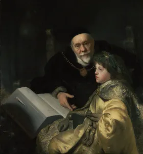 Prince Charles Louis of the Palatinate with his Tutor Wolrad von Plessen, 1631 (oil Prince Charles Louis of the Palatinate with his Tutor Wolrad von Plessen, 1631 (oil