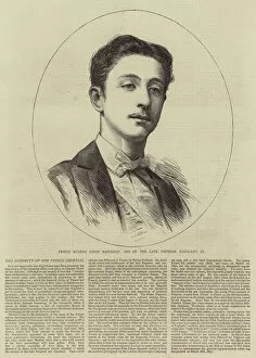 William (after) Small Gallery: Prince Eugene Louis Napoleon, Son of the Late Emperor Napoleon III (engraving)