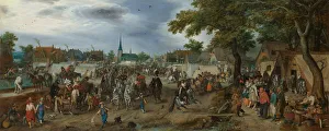 Prince Maurice and Frederick Henry at the Valkenburg Horse Fair, 1618 (oil on panel) Prince Maurice and Frederick Henry at the Valkenburg Horse Fair, 1618 (oil on panel)