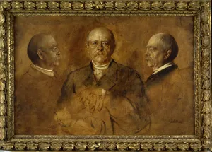Prince Otto von Bismarck, 1884 (oil on paper) Prince Otto von Bismarck, 1884 (oil on paper)