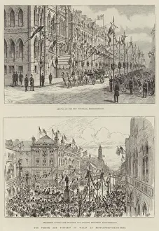 The Prince and Princess of Wales at Middlesbrough-on-Tees (engraving) The Prince and Princess of Wales at Middlesbrough-on-Tees (engraving)