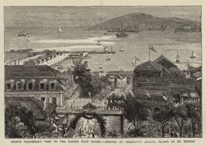 Prince Waldemar's Visit to the Danish West Indies, Arrival at Charlotte Amalia Prince Waldemar's Visit to the Danish West Indies, Arrival at Charlotte Amalia