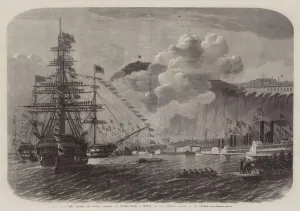 The Prince of Wales landing at Quebec (engraving) The Prince of Wales landing at Quebec (engraving)