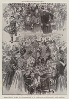 Princess Christian's Bazaar in Aid of the Windsor Creche and the National Society for the Prevention of Cruelty to Children (engraving)