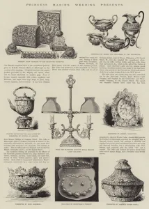Princess Marie's Wedding Presents (engraving) Princess Marie's Wedding Presents (engraving)