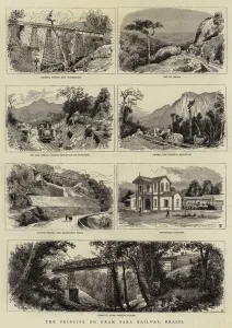 The Principe Do Gram Para Railway, Brazil (engraving) The Principe Do Gram Para Railway, Brazil (engraving)